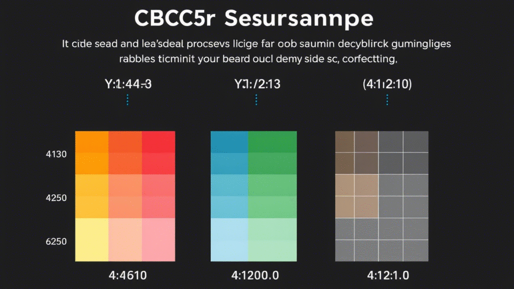 YCbCrSubSampling и его значение — иллюстрация к статье